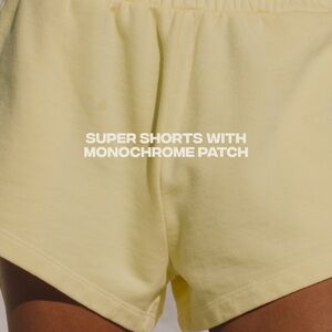 DAILY DRILLS Monochrome Yellow Super Shorts
